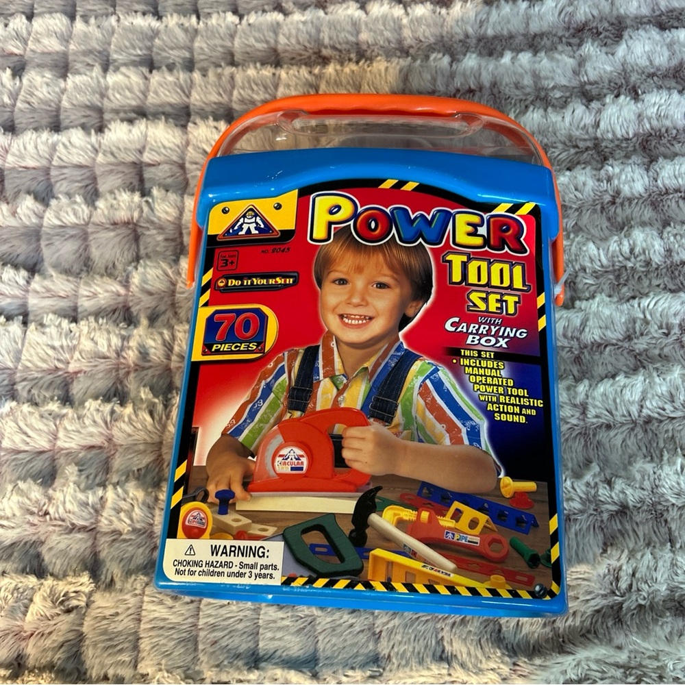 Power Toy set for kidss with carrying Box 70 pieces